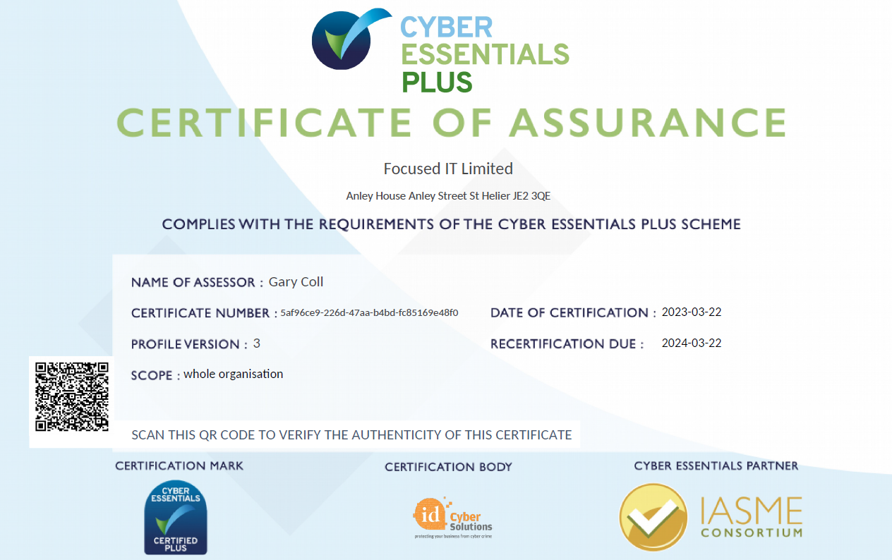 3 Years of Cyber Essentials Plus